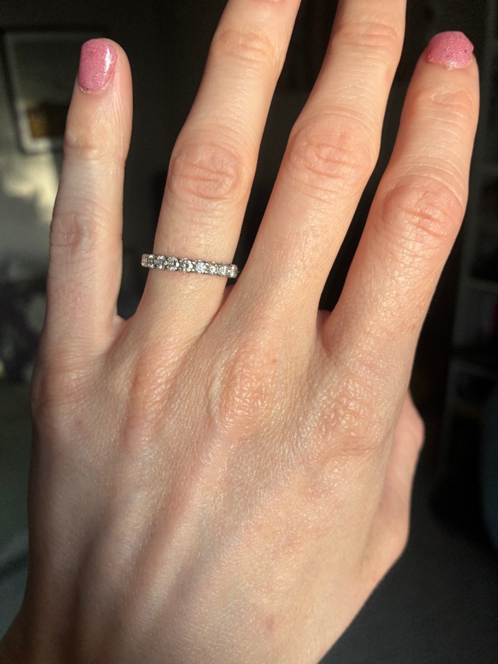 James Allen Platinum .50ct Diamond wedding band